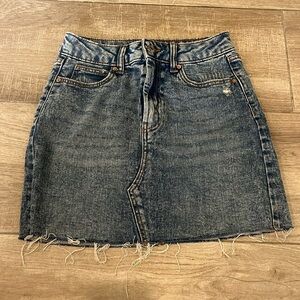jean skirt